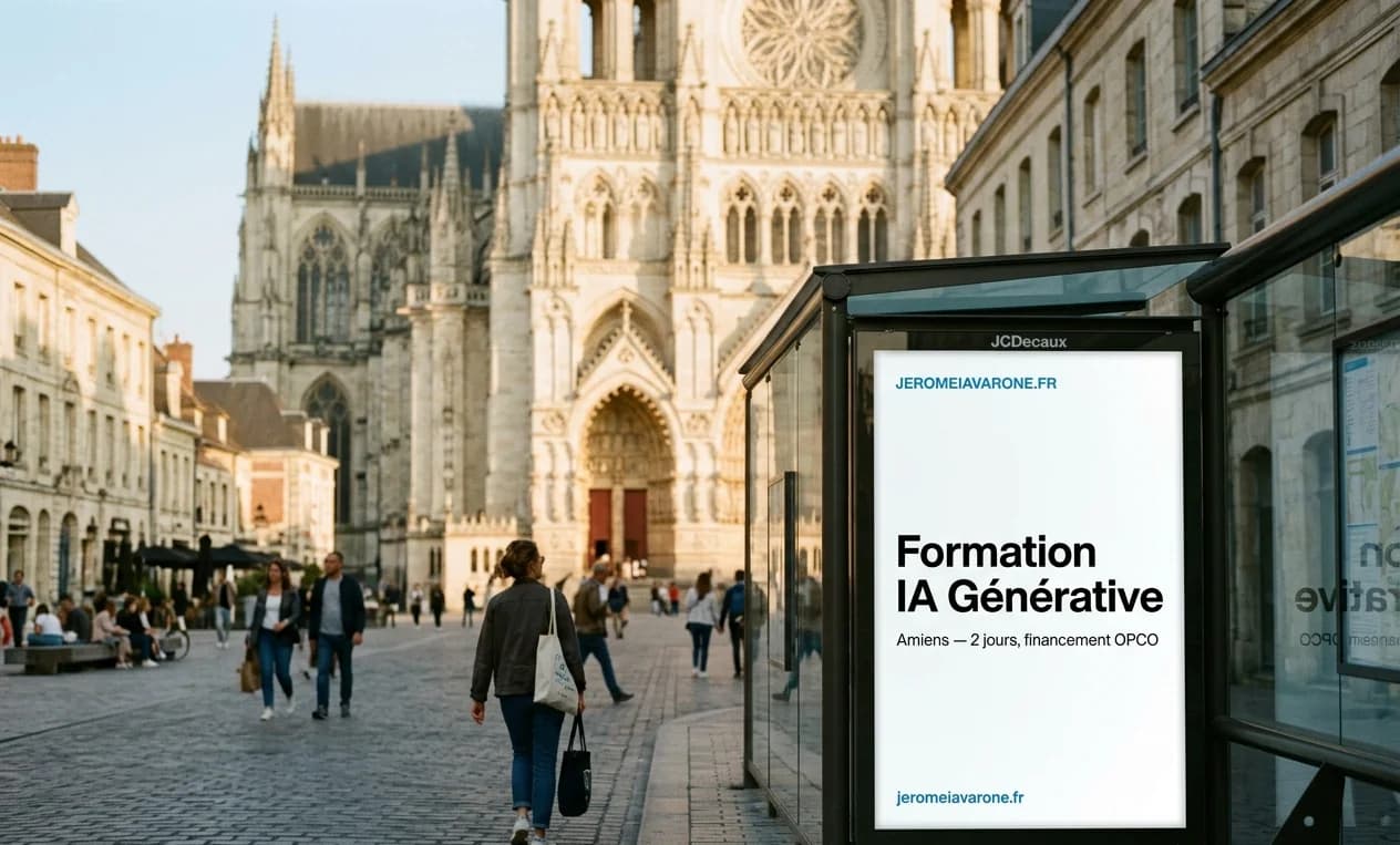 Affiche jeromeiavarone.fr — Formation IA Générative Amiens