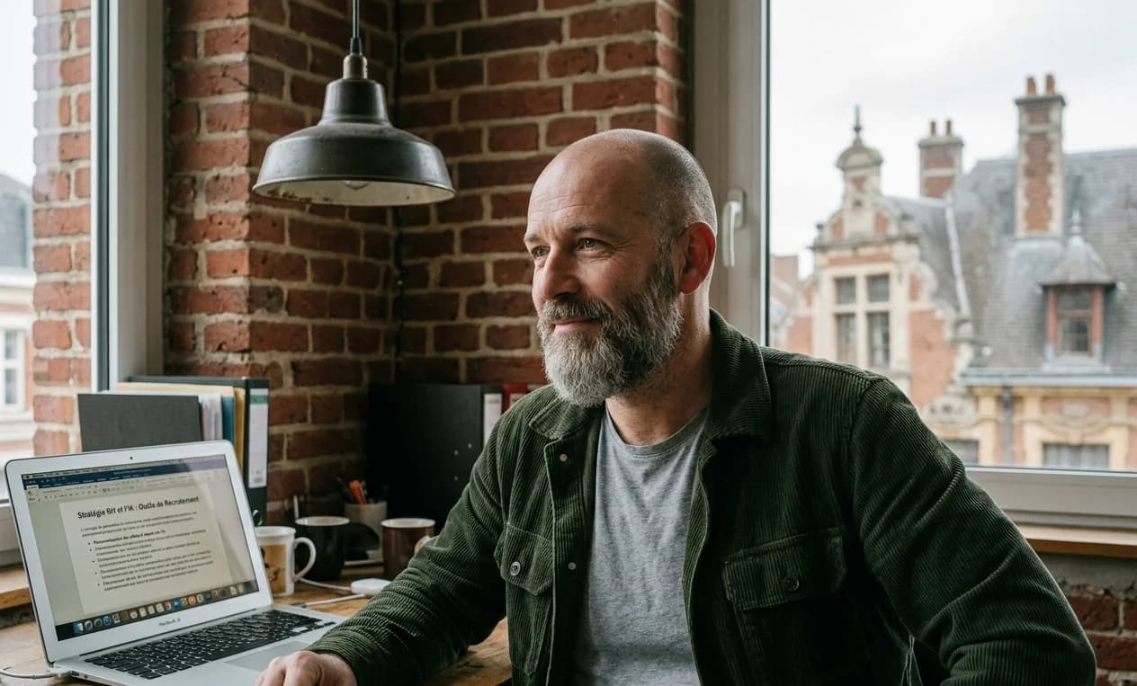 Client en situation de travail après la formation IA Générative à Lille