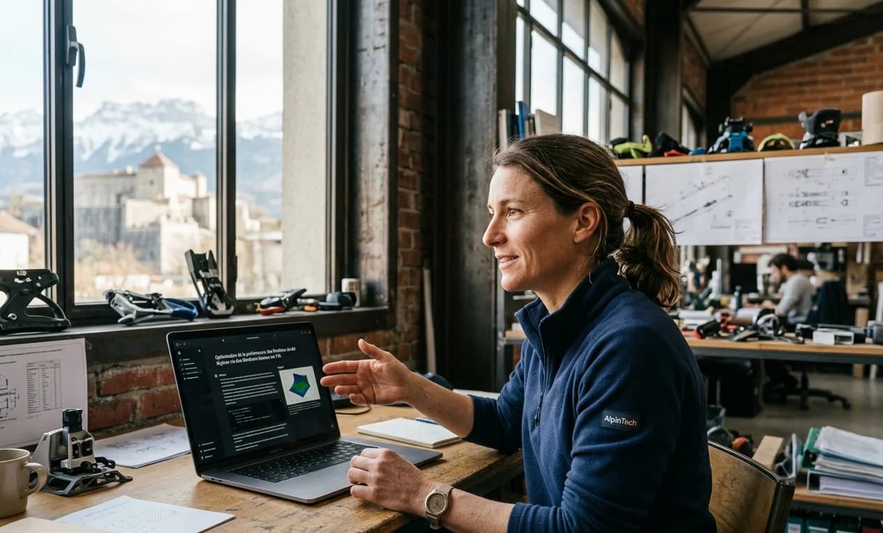 Client en situation de travail après la formation IA Générative à Grenoble