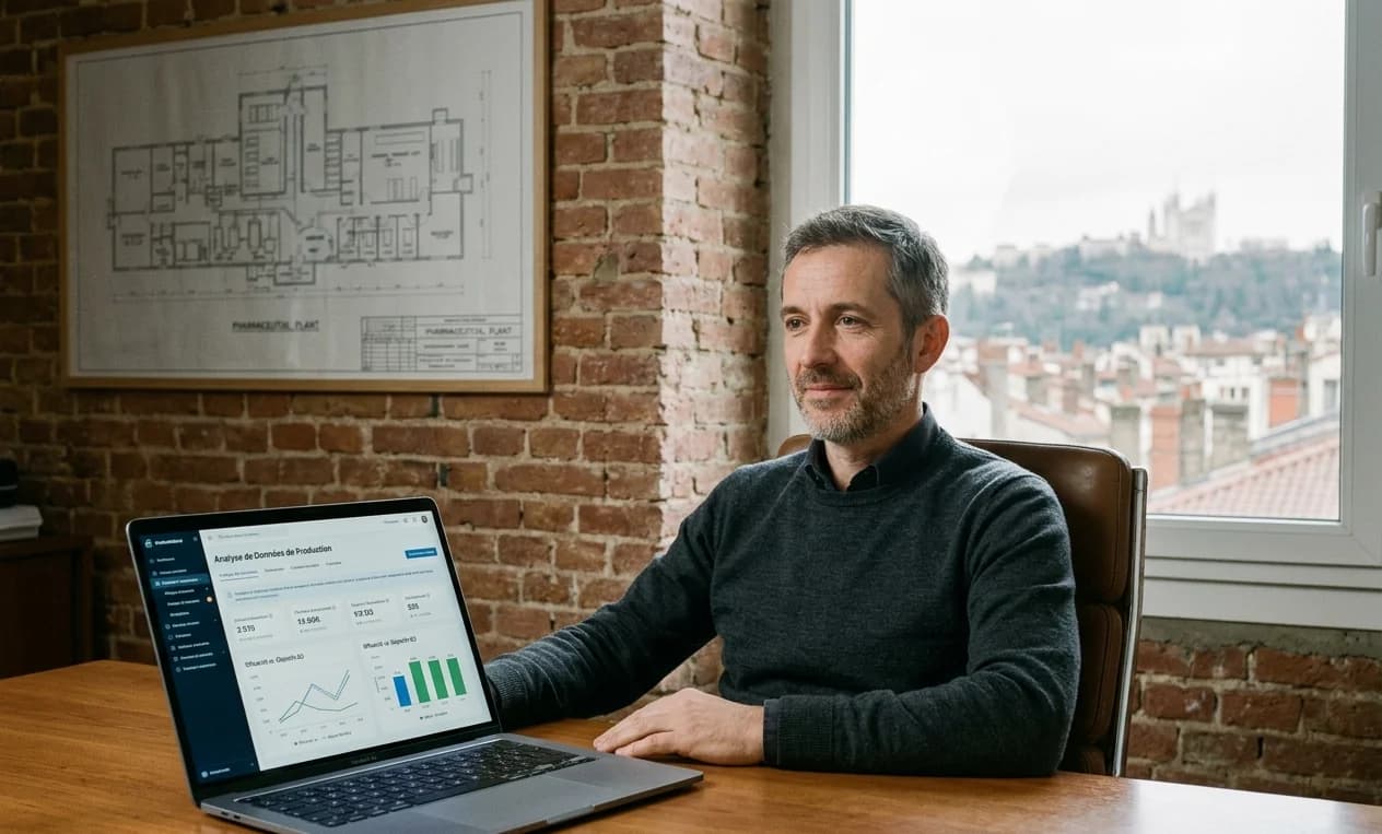Client en situation de travail après la formation IA Générative à Lyon