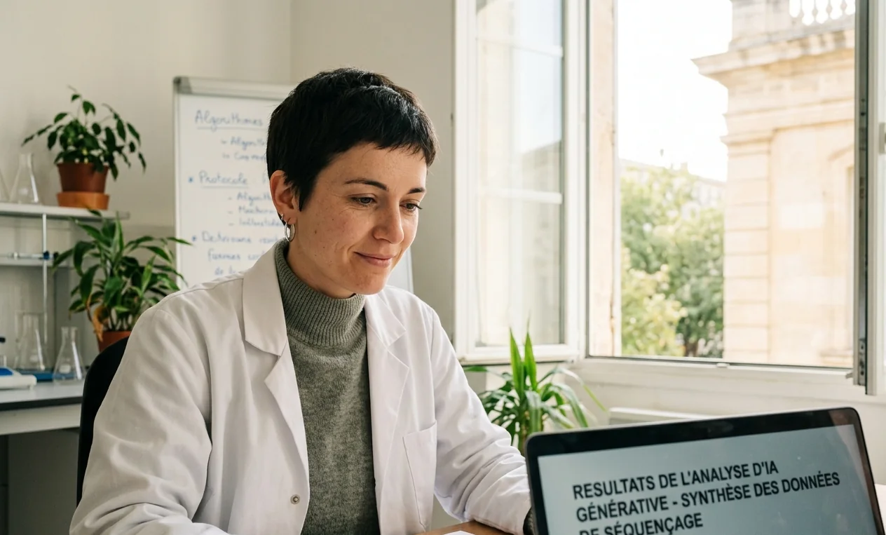 Client en situation de travail après la formation IA Générative à Montpellier